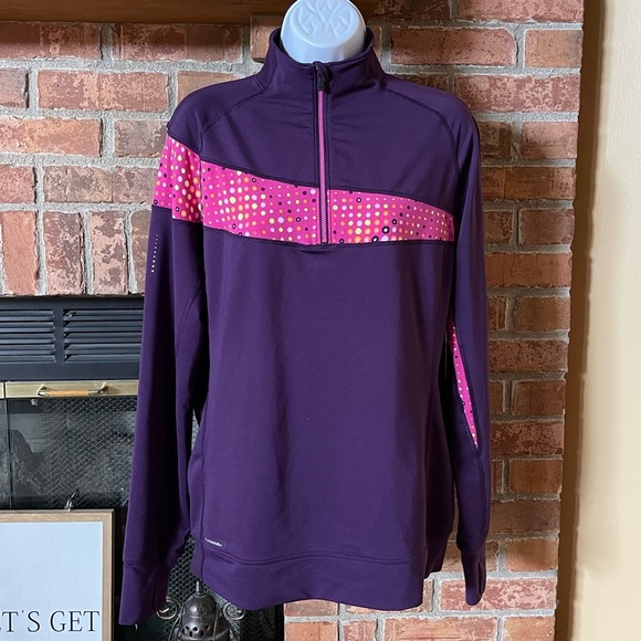 Saucony Running Purple Quarter Zip - Picture 1 of 7